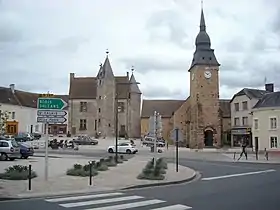 L'église et le château.