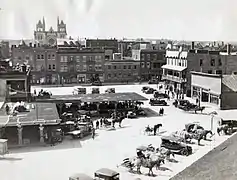 Place du marché, Shawinigan Falls, 1930