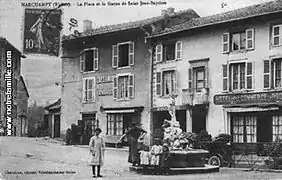 Place Saint-Jean en 1911.