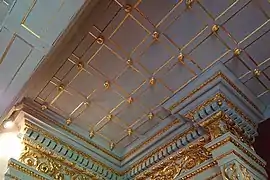 Plafond de la Chambre dorée.