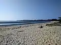 Plage du Palandrin au Nord de la baie de Pont-Mahé.