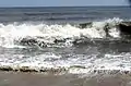 Vagues sur la plage de Kribi