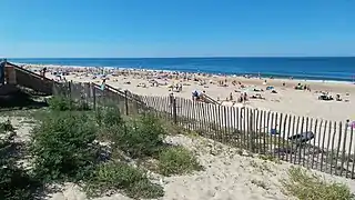 Plage nord après les travaux de 2015.