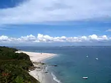 Plage convexe des Sables blancs