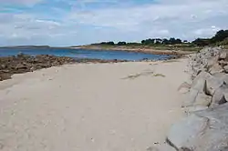 Une plage de Landrellec.