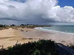 Plage des Vieilles sur l'île d'Yeu.