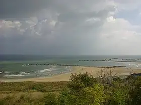 Les plages de Constanța en octobre 2014.