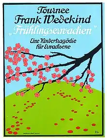 Tournée Frank Wedekinds Frühlingserwachen (1903)