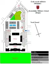 Plan du campus de la Renaissance.