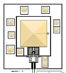 La pyramide de Sésostris Ier et ses dix pyramides subsidiaires