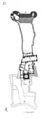 Plan du château, par Eugène Viollet-le-Duc.