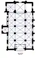 Plan de l'église.