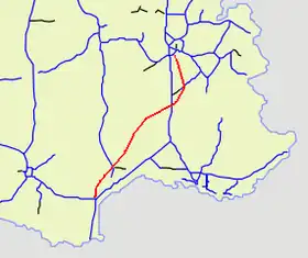 Carte de l’autoroute A 79