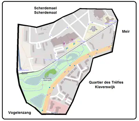 Plan du quartier