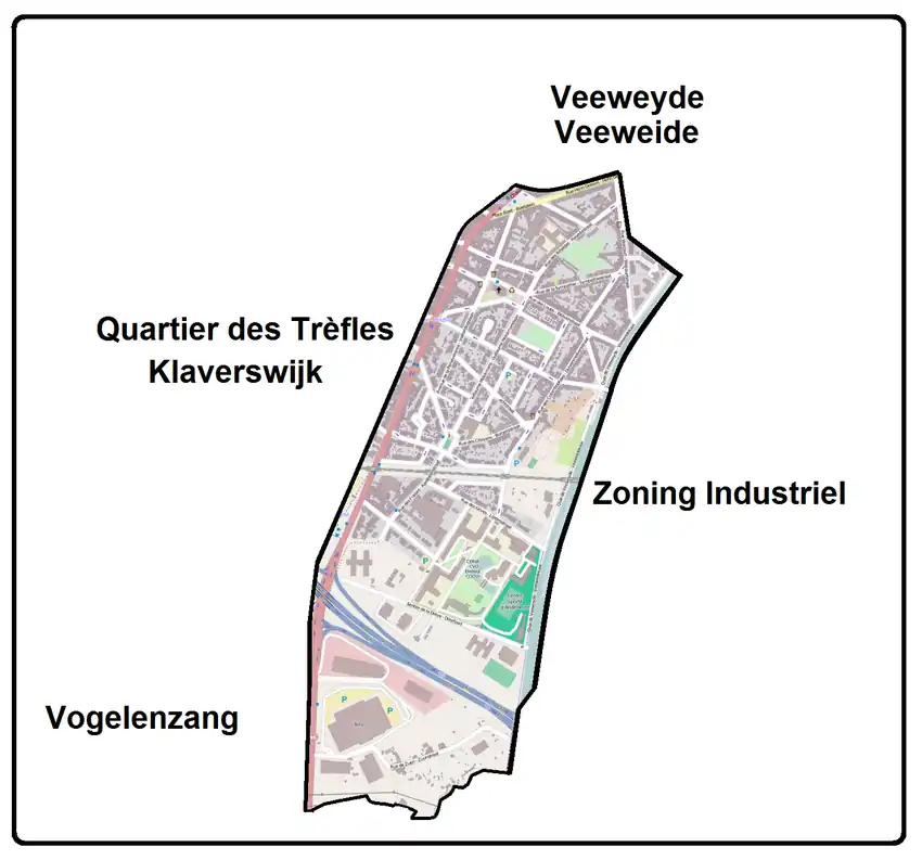 Plan du quartier