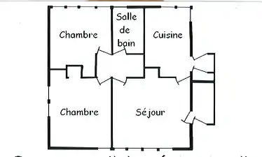 Plan d'aménagement d'un UK 100.