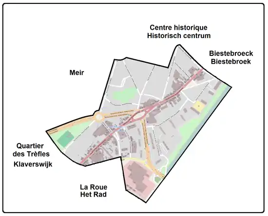 Plan du quartier