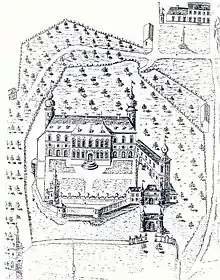 Plan ancien du château.