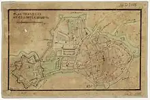 Plan d'Arras en 1793.