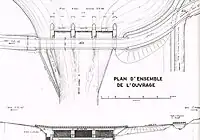 Plan d'ensemble du barrage