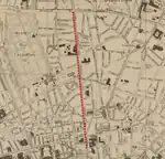 plan de la rue Judaïque vers 1888