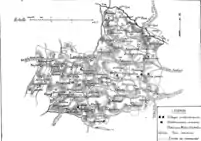 Plan de Landudec par Gaston Conen de Saint-Luc.