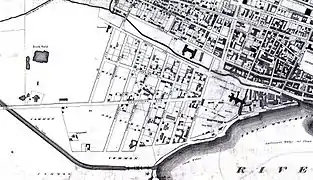 Plan de Montréal en 1825 : Griffintown.