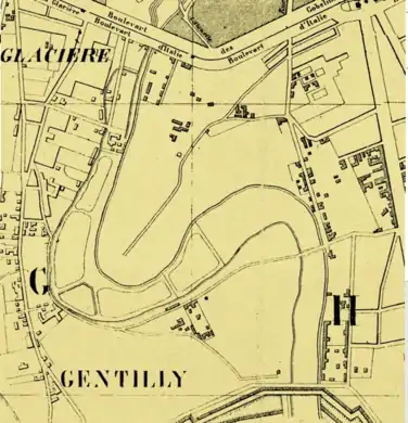 Petit Gentilly en 1858.