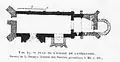 Plan de l'église, dessin de Léo Drouyn (1880)