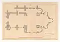 Plan de la cathédrale d'Agen, par G. Bourrière (1835)