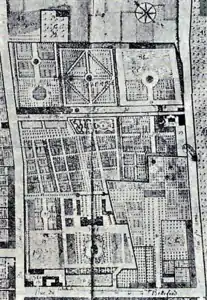 Plan du château de Charolais en 1764