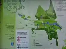 Plan du parc de Rouelles