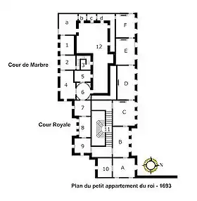 Vers 1683 : intégré au cabinet des Tableaux, no 4