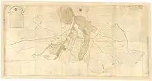 Plan du terroir de Voulpaix en 1754