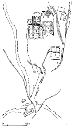 Plan du monastère.