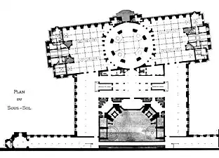 Ancien plan du sous-sol.