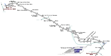 Plan des voies du T1.