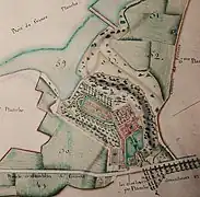 Plan de l'abbaye.
