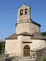 La façade et le clocher (vue de l'ouest)