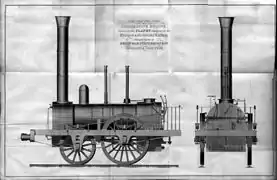 Locomotive Stephenson « Planet » 1832