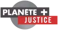 Ancien logo de Planète+ Justice du 17 mai 2011 au 12 novembre 2013