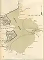 Plan de Cornelis Lely avec l'Afsluitdijk date inconnue.