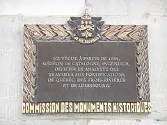 Plaque, rue Saint-Vincent