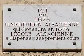 Plaque au no 36.