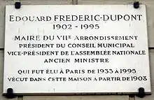 Plaque au no 177.