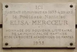 Au no 43 : Élisa Mercœur.