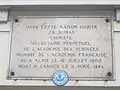 Plaque au no 3.