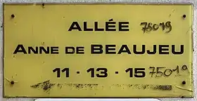 Voir la plaque.