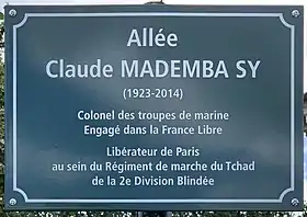 Voir la plaque.