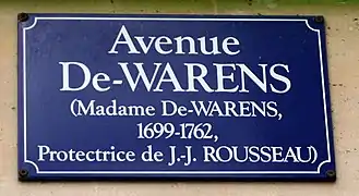 Avenue De-Warens à Genève
